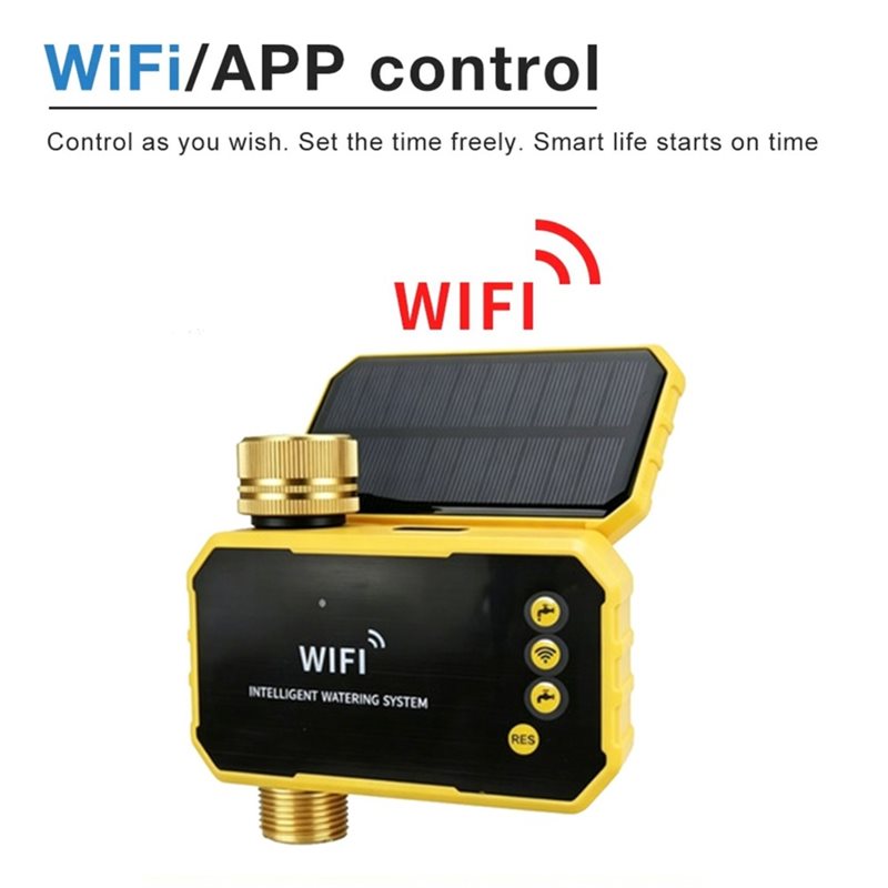 Контроллер полива AA84 WIFI на – обзор и цена Smart Garden Tap Timer