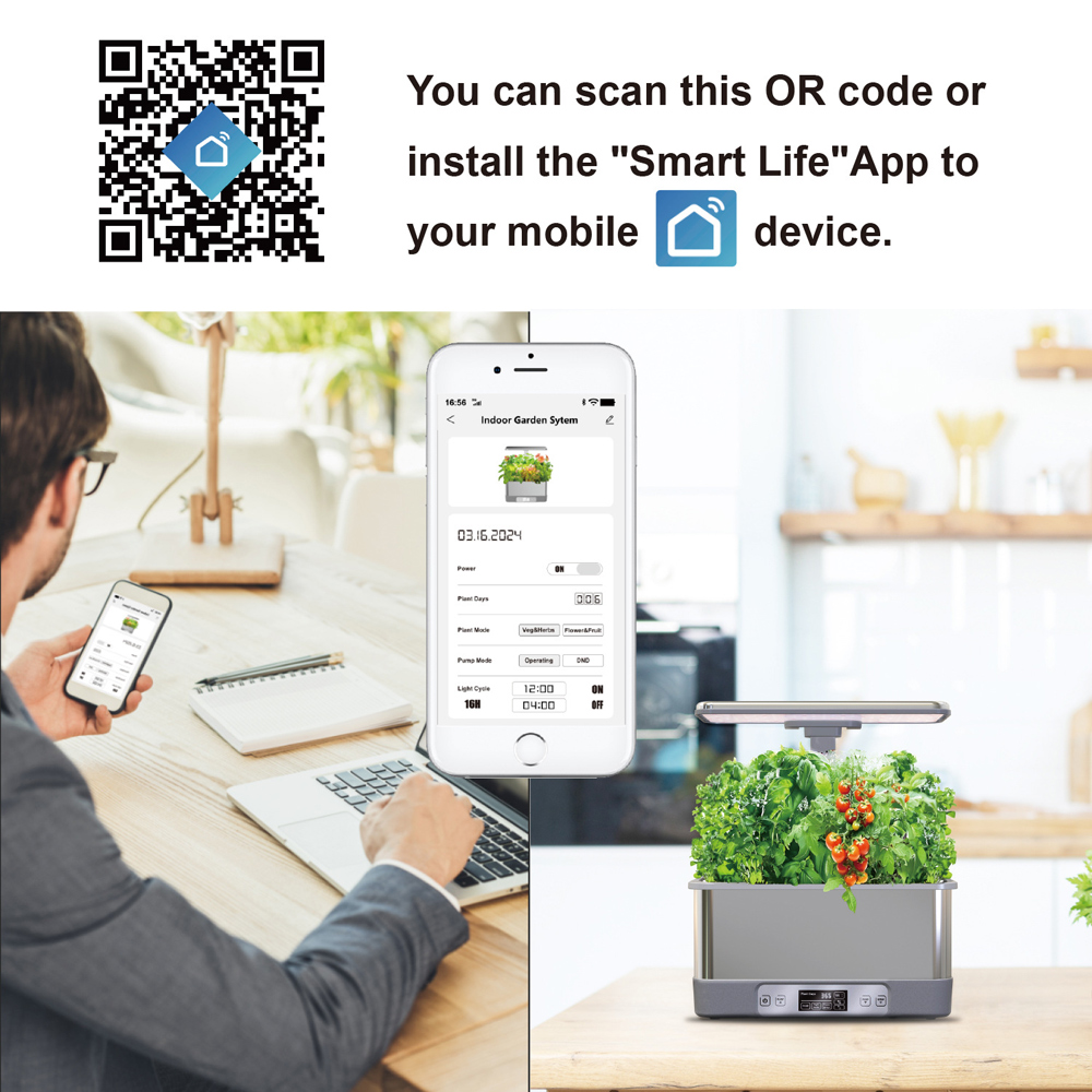 Tuya Wi-Fi система выращивания – обзор и цена Smart Garden Nursery