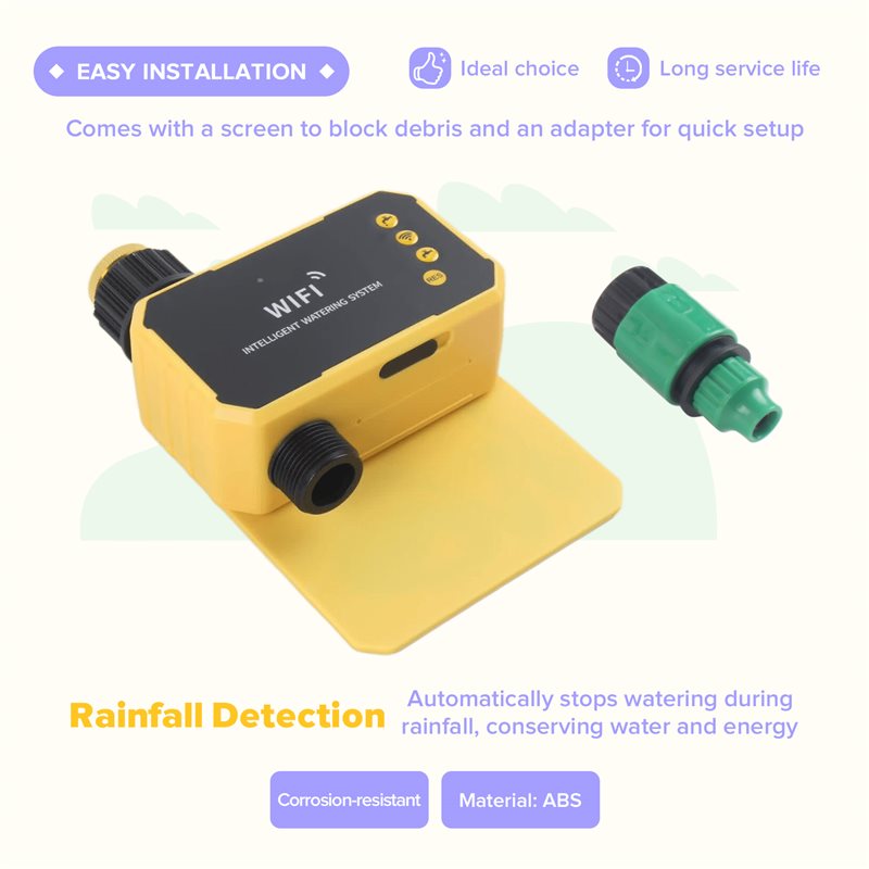Таймер полива Zigbee с солнечн – обзор и цена Smart Garden Tap Timer