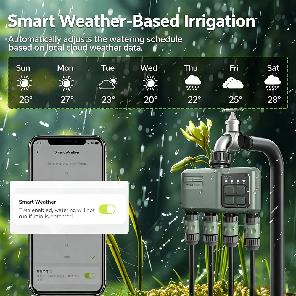 Умный Wi-Fi RF433 таймер полив – обзор и цена Smart Garden Nursery