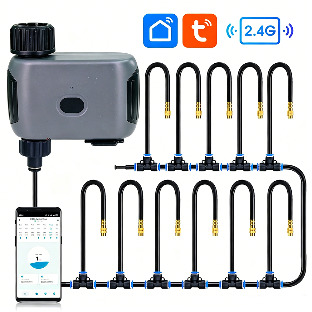 Умный Wi-Fi таймер полива Tuya – обзор и цена Smart Garden Refill