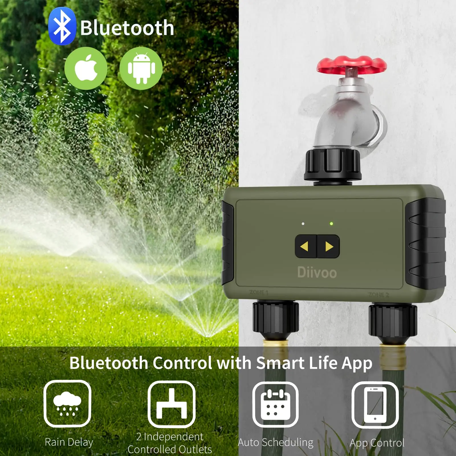 Умный Bluetooth-таймер полива  – обзор и цена Smart Garden Nursery